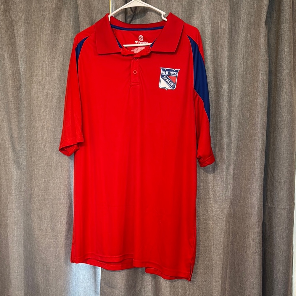 New York Rangers Red Polo Shirt NWOT